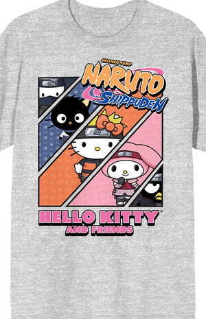 Hello Kitty x Naruto Anime T-Shirt Hello Kitty x Naruto Anime T-Shirt image number null