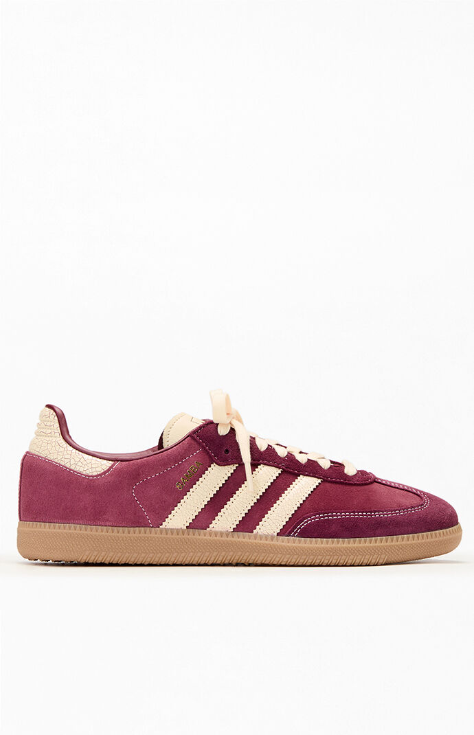 Adidas Samba OG Shoes in Red/White - Size 9