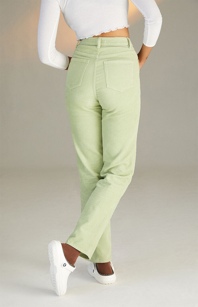 PacSun Pistachio Corduroy Boyfriend 