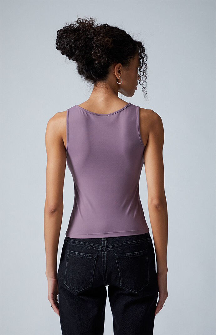 Third Charm Rose High Neck Tank Top | Pacsun