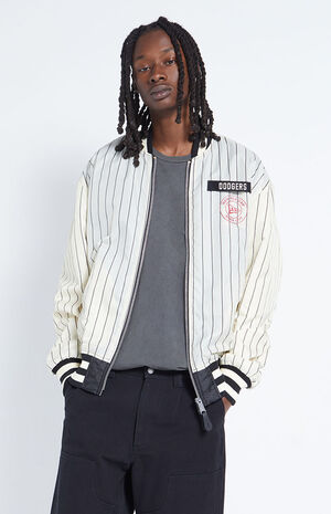 LA Dodgers World Series Reversible Bomber Jacket image number 3