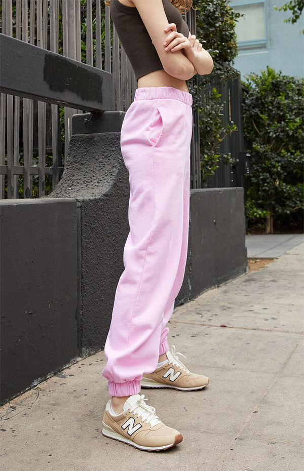 Sweat Pants Pink Joggers Ladies Hot Pink Jogger Pant For Women –