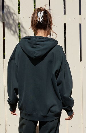 Green Full Zip Hoodie image number 3