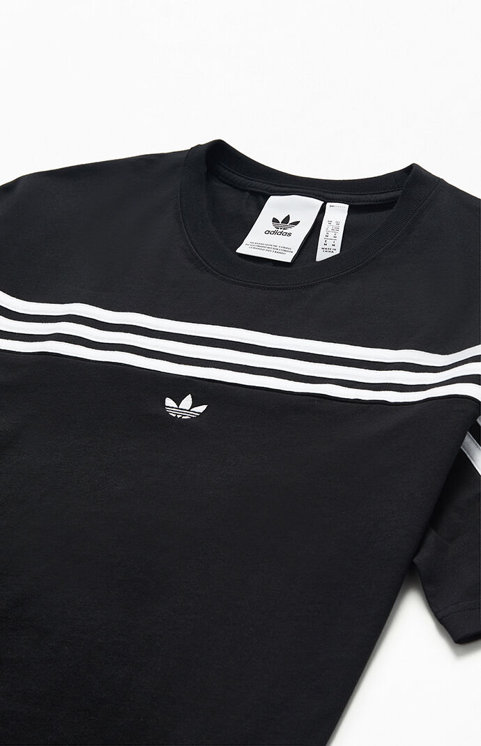 Black Front 3-Stripes T-Shirt