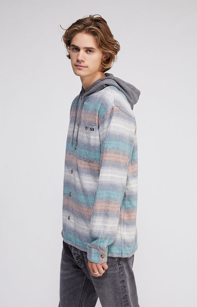 Flannel hoodie pacsun sales
