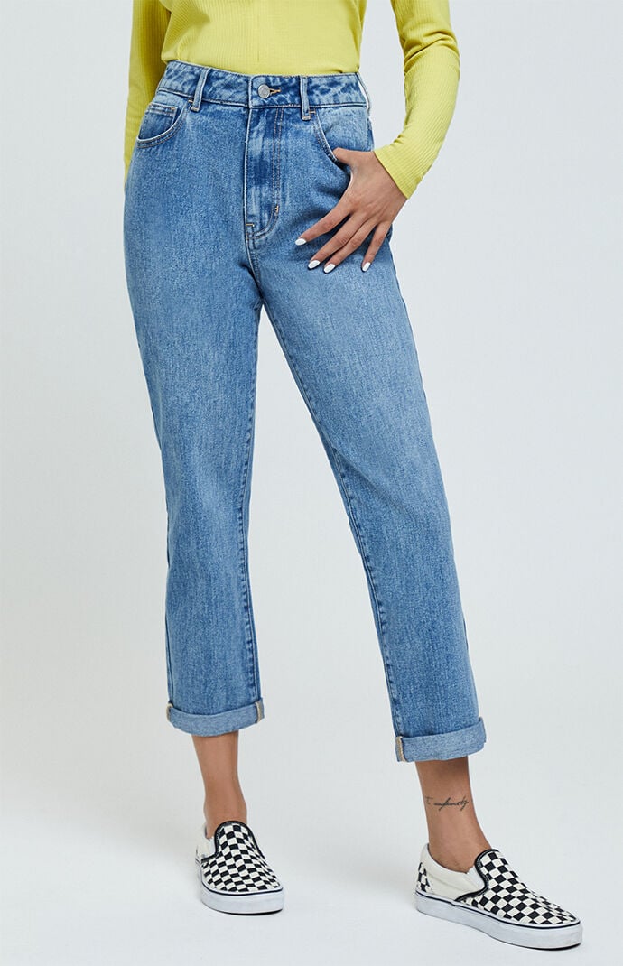 pacsun lexie blue mom jeans