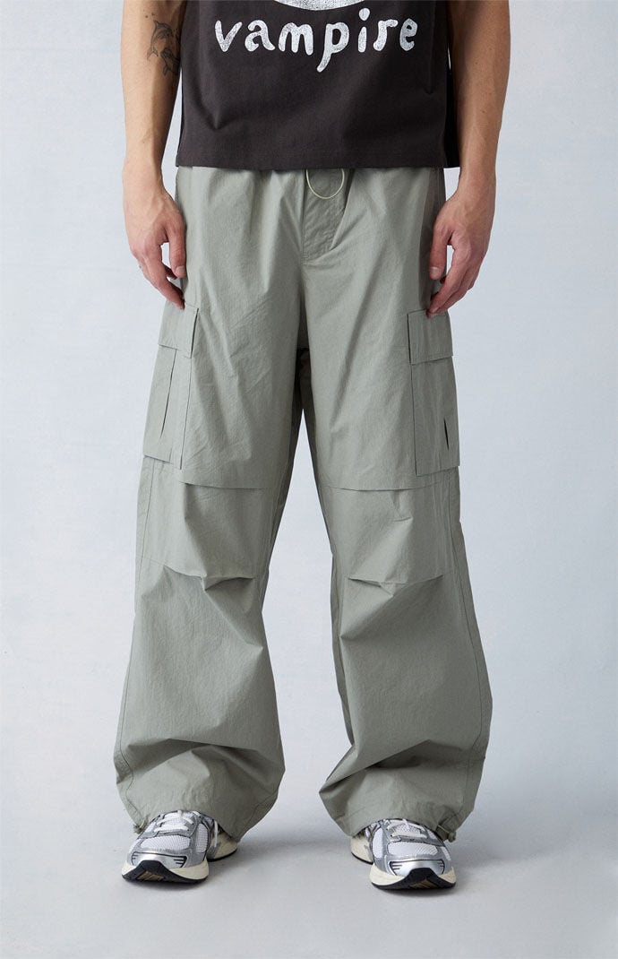 ★PISCESS★Ete Parachute Pants★Olive Khaki★大人気★ Olive Parachute Pants – Crayyheads