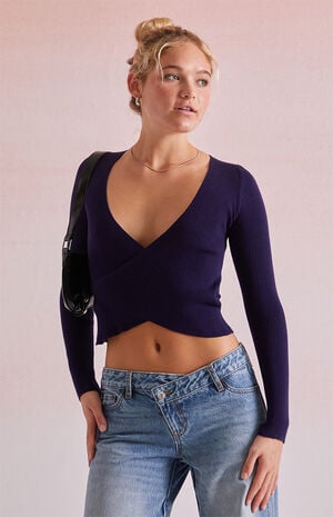 Bella Wrap Sweater image number 1