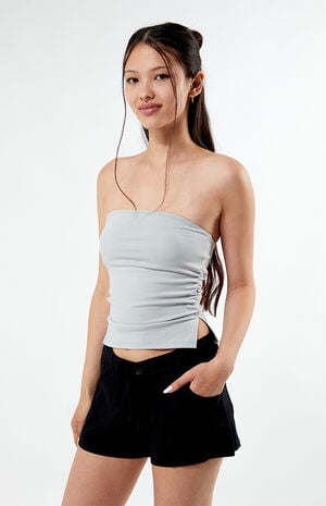 Fixed Waist Linen Shorts image number 1