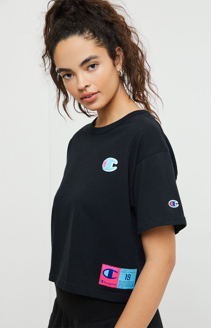 champion off the shoulder sweatshirt