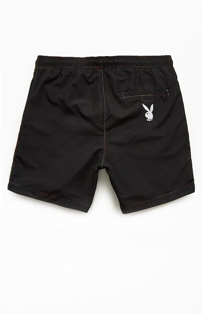 Pacsun playboy swim trunks hotsell