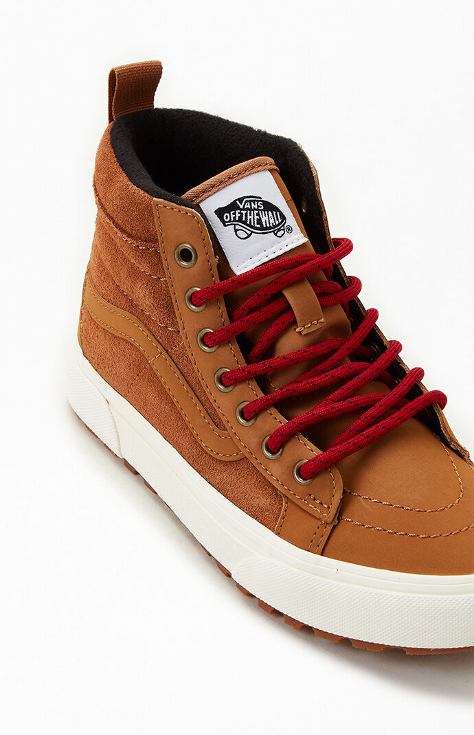 Vans Kids Light Brown Sk8 Hi MTE 1 Shoes PacSun