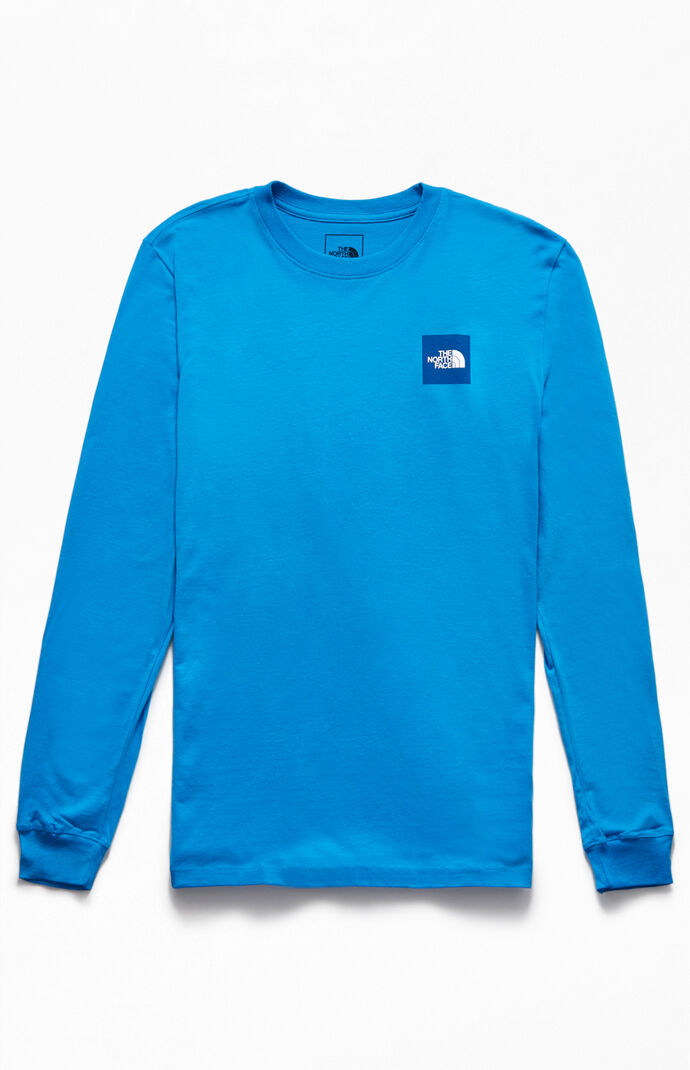 Blue Red Box Long Sleeve T-Shirt