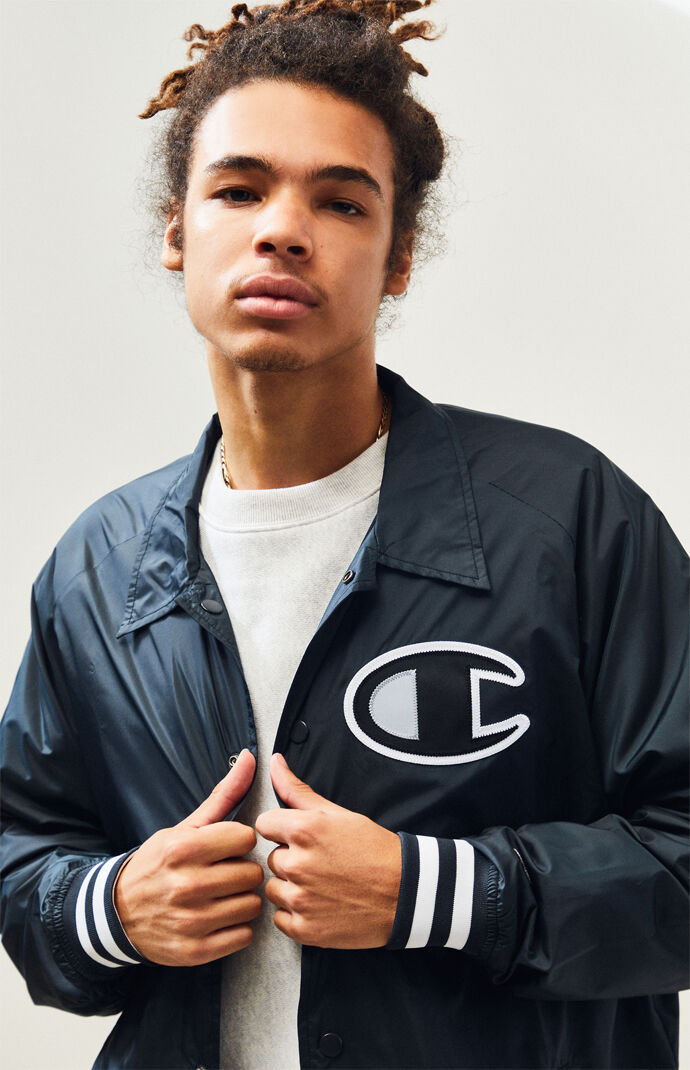 champion coach style jacket in star print