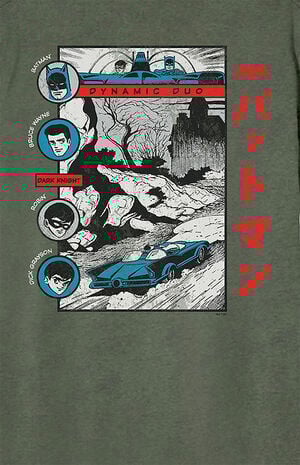Batmanga Batman & Robin Batmobile T-Shirt image number 4