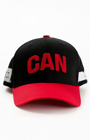 Embroidered Canada Pro Crown Snapback Hat image number 1