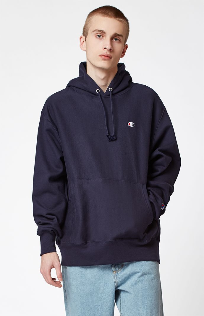 Mini C Reverse Weave Pullover Hoodie