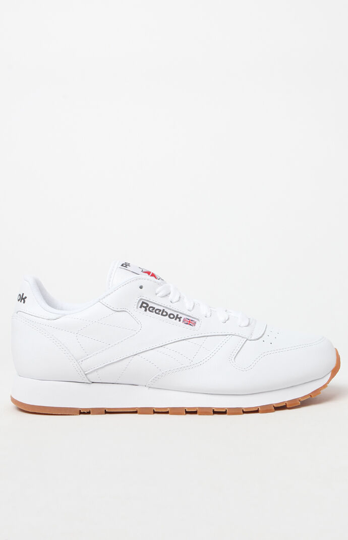 reebok classic leather white shoes