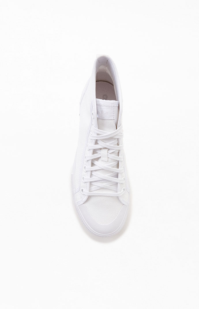 adidas Women's White Nizza Trek Sneakers | PacSun