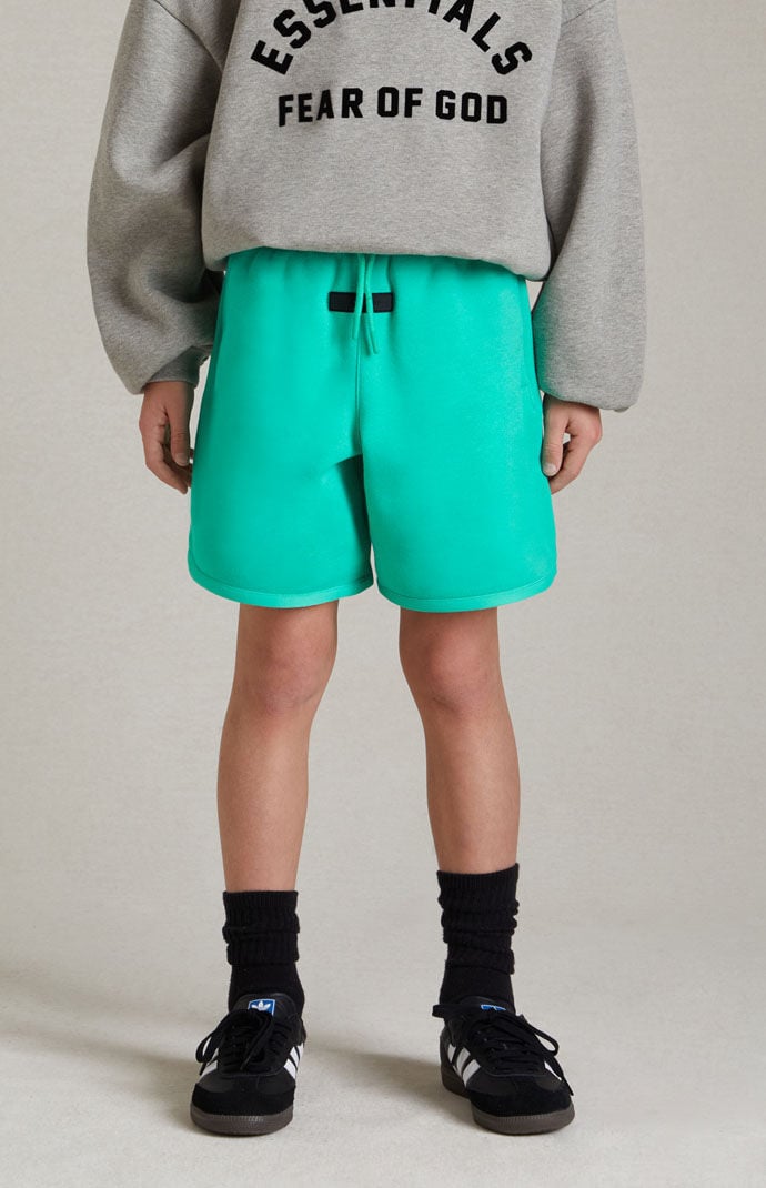 Fear of god sales essentials graphic sweat shorts