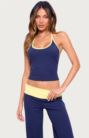 Dayna Contrast Halter Top image number 4