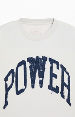 Power Applique Cropped Boxy T-Shirt image number 2