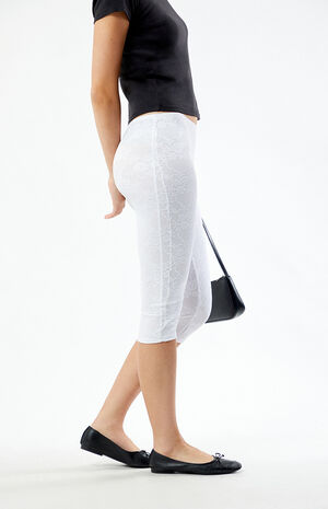 Lace Capri Shorts image number 3