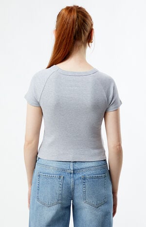 Strawberry Ribbed Raglan T-Shirt image number 3