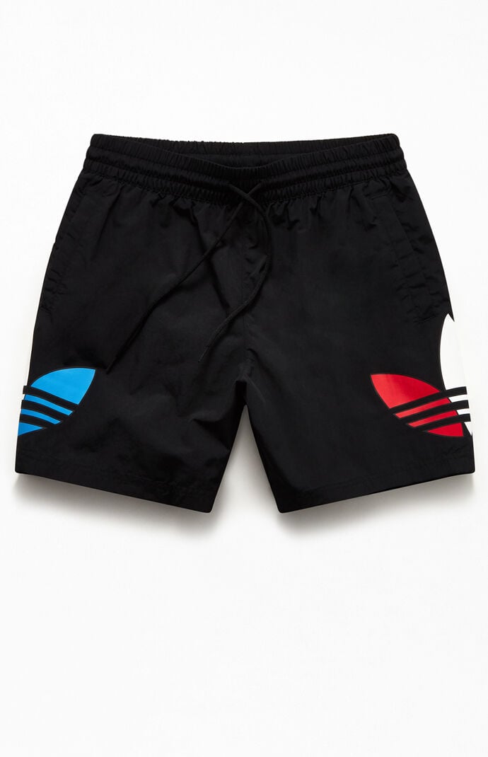 Recycled Tricolor 17" Swim Trunks