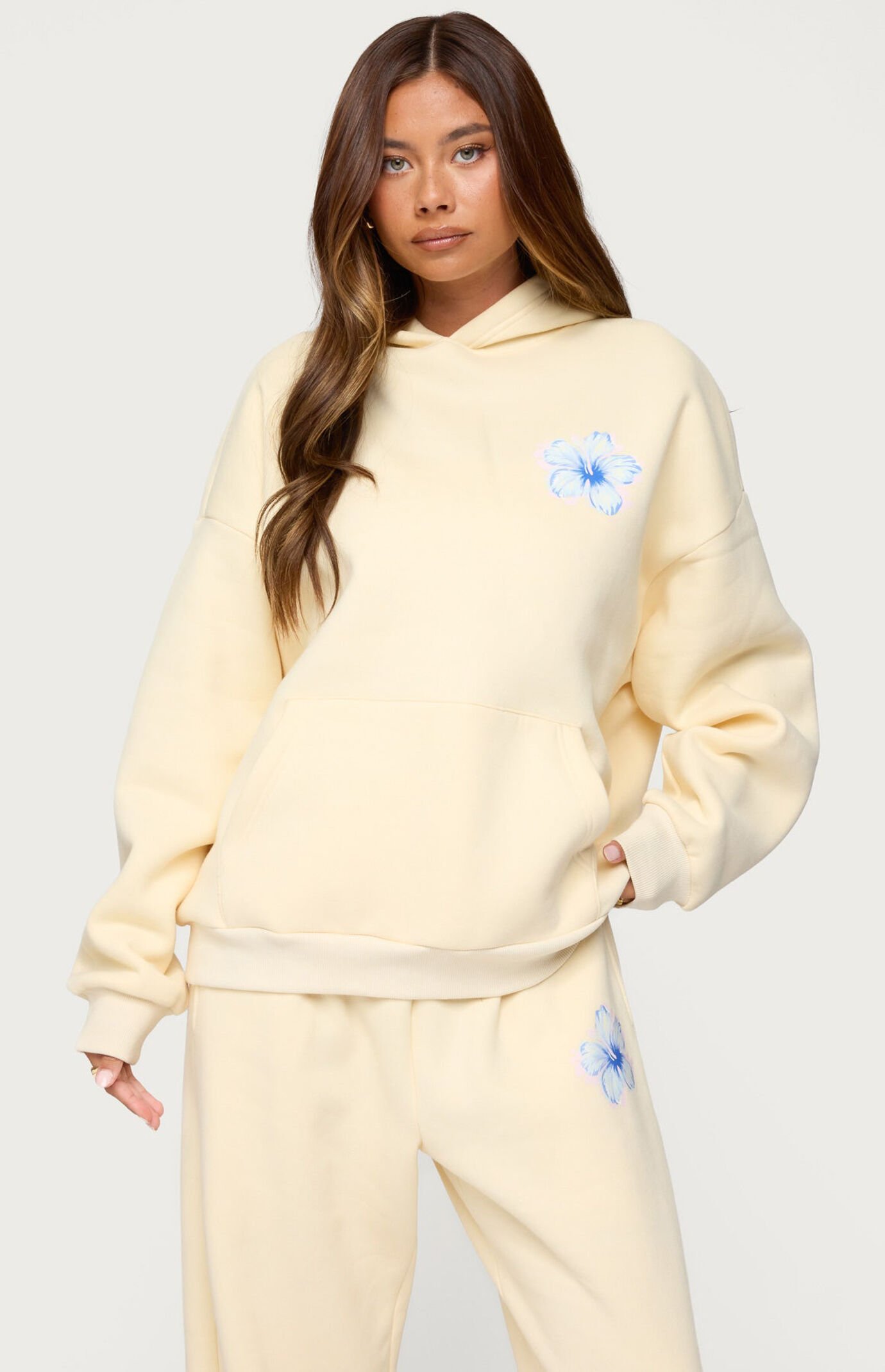 Edikted Tropical Bloom Hoodie