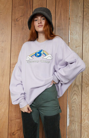 PacSun Welcome Home Earth Boyfriend Sweatshirt | PacSun