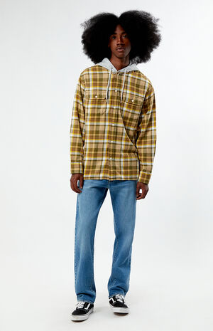 Hooded Classic Worker Shirt image number 4
