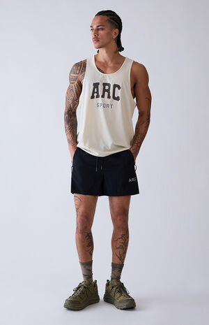 Grey Active Singlet Tank Top image number 5