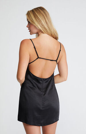 Satin Bustier Mini Dress image number 4