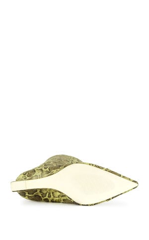 Women's Kenya Yellow Snake Wedge Boots image number 5