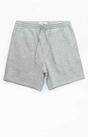 Fleece Grey Sweat Shorts image number 1