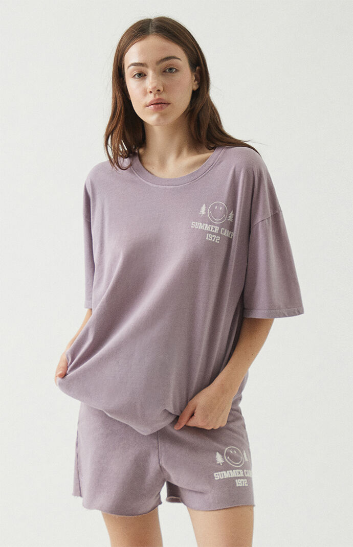 Happy Camper Oversized Recycled T-Shirt