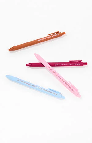 Manifest Your Dreams 4-Pack Pen Set image number 1