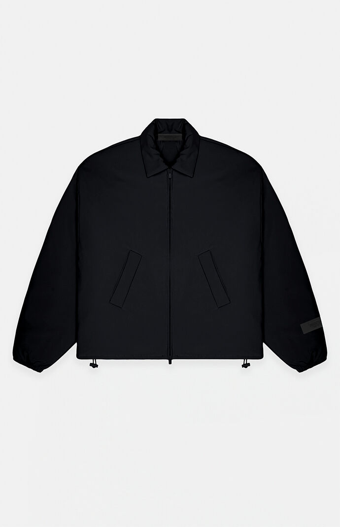 【FOG Essentials】Women's Filled Bomber Jacket Fear of God Essentials Women's Jet Black Filled Bomber