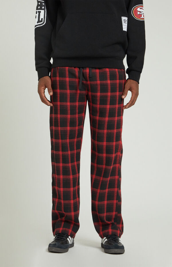 Pacsun Black Red Plaid Pajama Pants PacSun