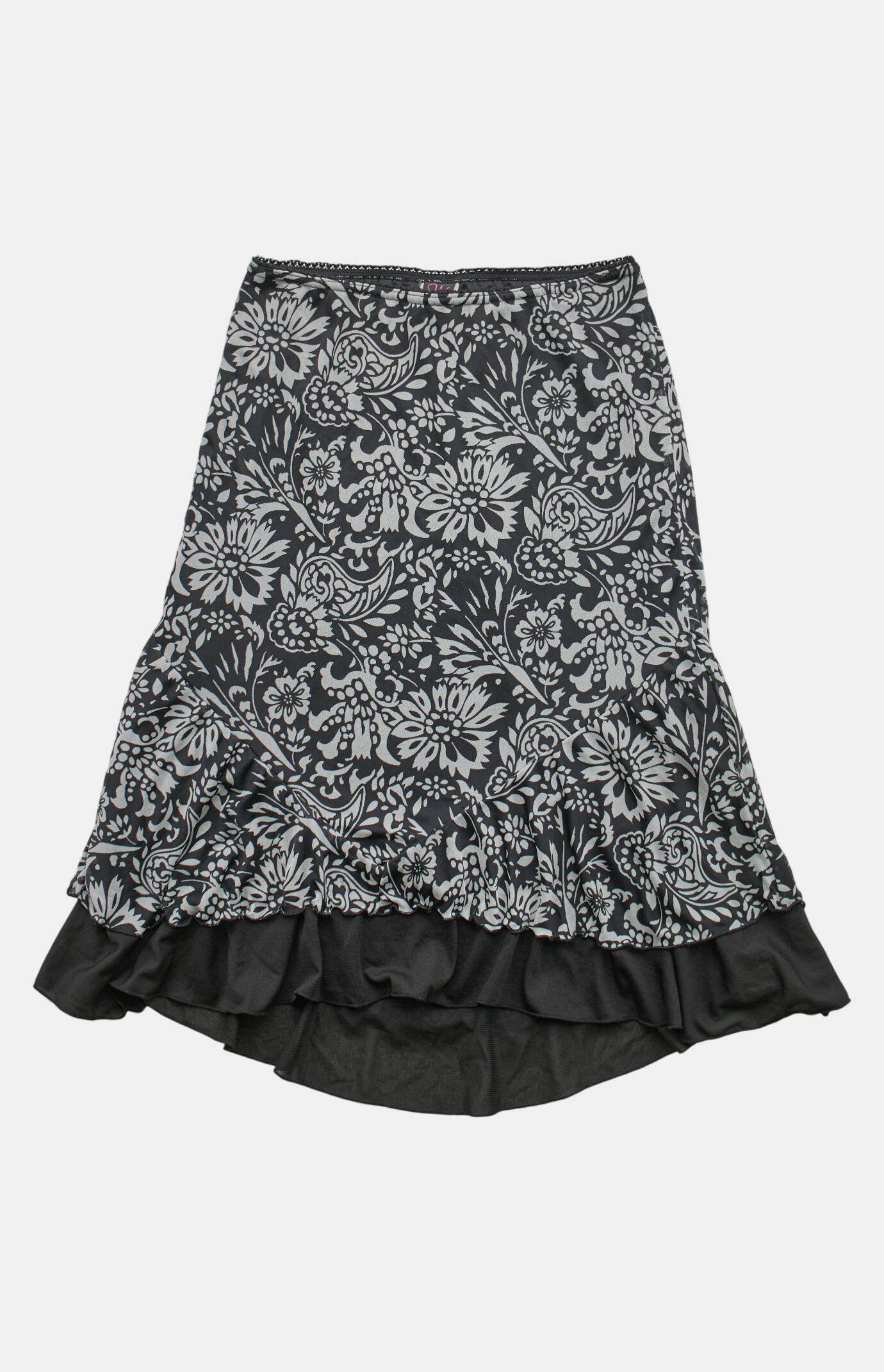 PS VINTAGE 2000s Y2K Floral Midi Skirt