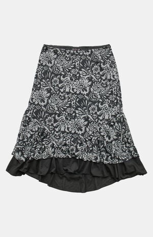 2000s Y2K Floral Midi Skirt image number 1