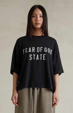 Women's Jet Black Boxy T-Shirt Women's Jet Black Boxy T-Shirt image number 2