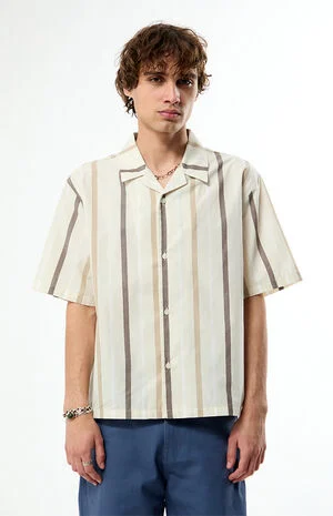 Smoke Striped Camp Shirt image number 1