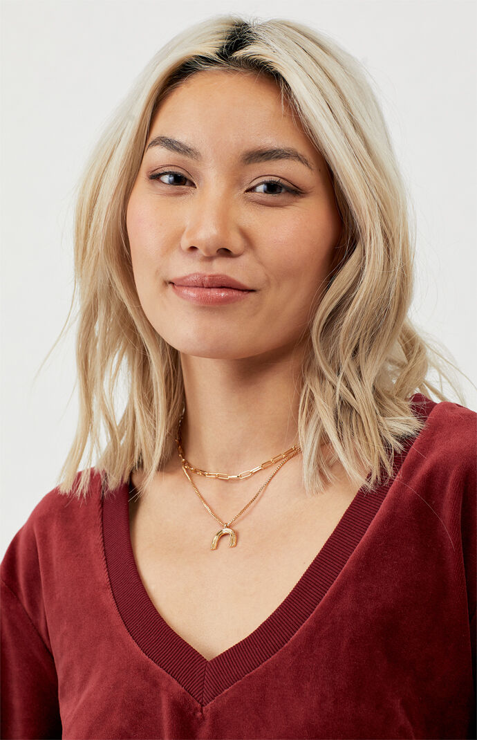 Gold Rainbow Necklace