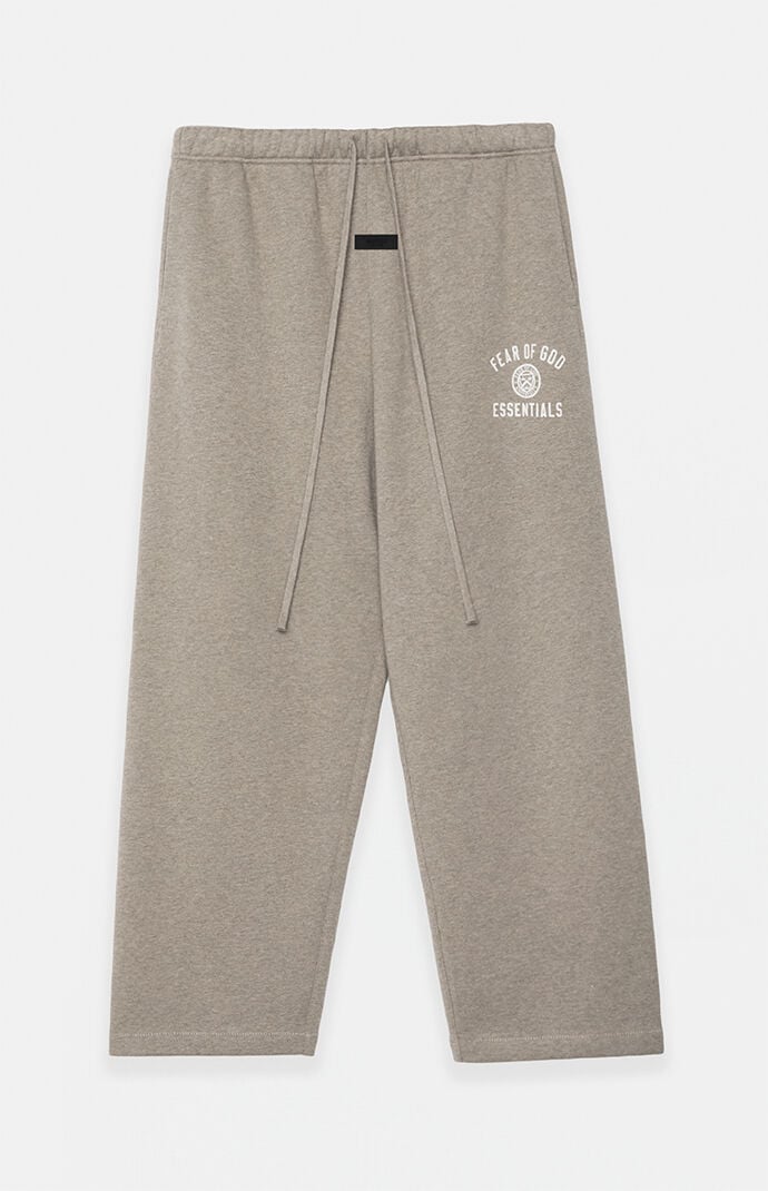 Fear of God Heather Grey University Fleece Relaxed Sweatpants
