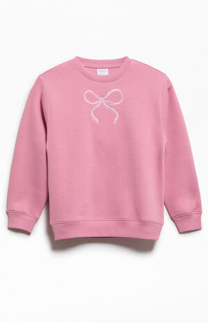 Bow Crew Neck Sweatshirt image number 2