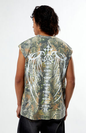 Cyber Wings Camo Cutoff T-Shirt image number 4