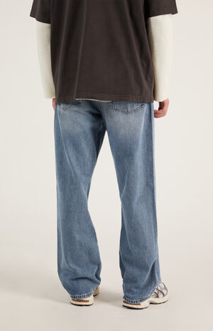 Medium Indigo Baggy Jeans image number 5