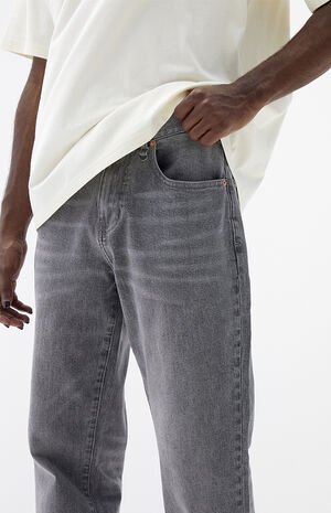 Gray Wash Straight Jeans image number 5
